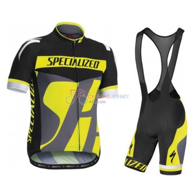 Specialized Cycling Jersey Kit Short Sleeve 2016 Black Yellow