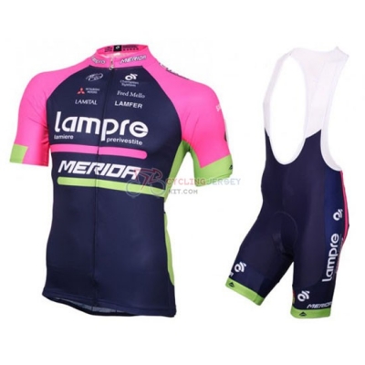 Merida Cycling Jersey Kit Short Sleeve 2016 Blue And Pink