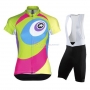 Women Cycling Jersey Kit Assos Short Sleeve 2016 Green And Blue
