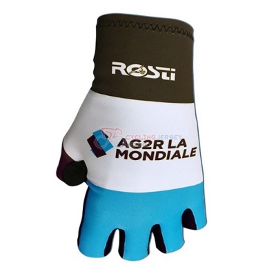 2018 Ag2r La Mondiale Short Finger Gloves