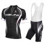 2018 Nalini Cycling Jersey Kit Short Sleeve Black and White