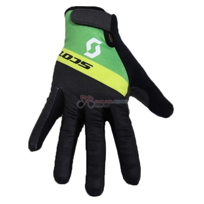 2020 Scott Long Finger Gloves Black Green