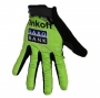2020 Tinkoff Saxo Bank Long Finger Gloves Green Black