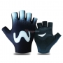 2021 Movistar Short Finger Gloves Black