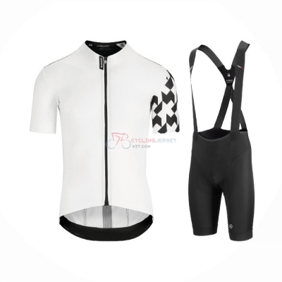 Assos Cycling Jersey Kit Short Sleeve 2021 White Black