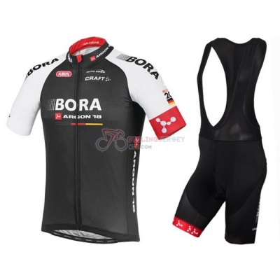 Bora Cycling Jersey Kit Short Sleeve 2016 Black And Red