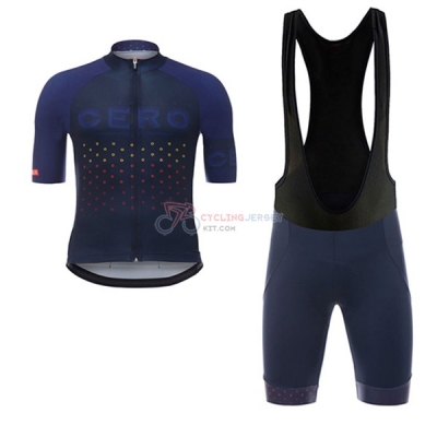 Cero Vuelta Espana Short Sleeve Cycling Jersey and Bib Shorts Kit 2017 black