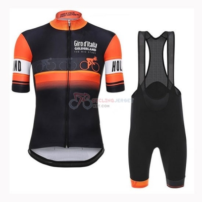 Giro D'italy Cycling Jersey Kit Short Sleeve 2019 Orange