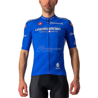 Giro d'Italia Cycling Jersey Kit Short Sleeve 2021 Blue