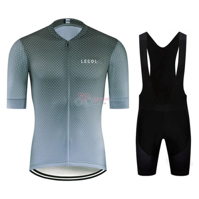 Le Col Cycling Jersey Kit Short Sleeve 2020 Gray