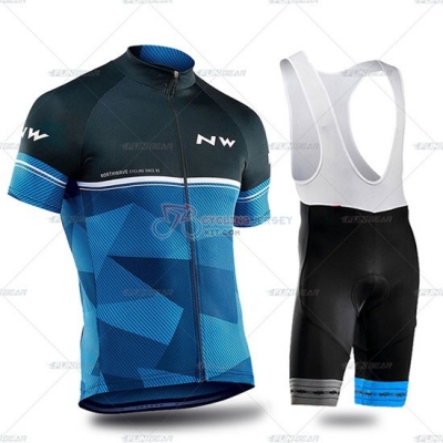 Northwave Cycling Jersey Kit Short Sleeve 2019 Black Blue