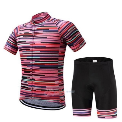 Rarrot Cycling Jersey Kit Short Sleeve 2020 Red