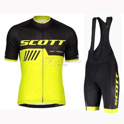 Scott Cycling Jersey Kit Short Sleeve 2019 Black Yellow
