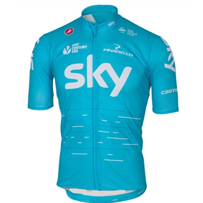 Sky Cycling Jersey Kit Short Sleeve 2017 deep black