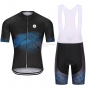 Steep Cycling Jersey Kit Short Sleeve 2021 Black Blue