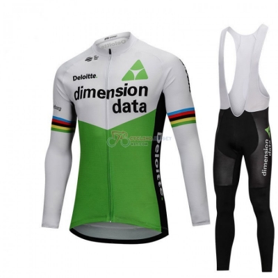 Uci Mondo Campione Dimension Date Cycling Jersey Kit Long Sleeve Green
