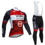 Vital Concept Cycling Jersey Kit Long Sleeve 2019 Red White Black