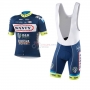 Wanty Groupe Gobert Short Sleeve Cycling Jersey and Bib Shorts Kit 2017 blue