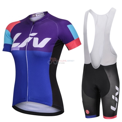 Women Liv Cycling Jersey Kit Short Sleeve 2018 Fuchsia