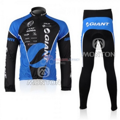 Giant Cycling Jersey Kit Long Sleeve 2010 Black And Blue