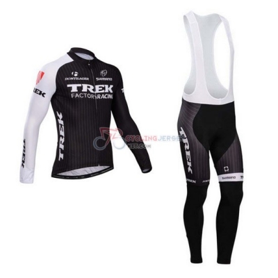 Trek Cycling Jersey Kit Long Sleeve 2014 Black And White