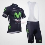 Movistar Cycling Jersey Kit Short Sleeve 2013 Black