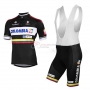 2014 Team Colombia black Short Sleeve Cycling Jersey And Bib Shorts Kit