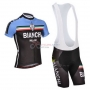 Bianchi Cycling Jersey Kit Short Sleeve 2014 Black And Blue