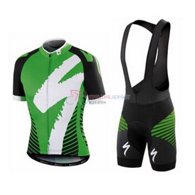 Specialized Cycling Jersey Kit Short Sleeve 2016 Green And White
