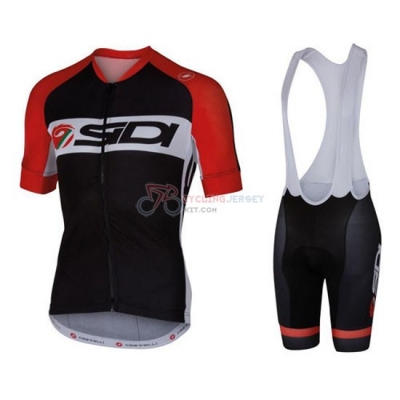 SIDI Cycling Jersey Kit Short Sleeve 2016 Black And Red