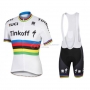 Thinkoff Cycling Jersey Kit Short Sleeve 2016 White And Blue