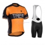 Trek Cycling Jersey Kit Short Sleeve 2016 Black And Orange