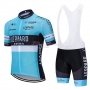 Leopard Cycling Jersey Kit Short Sleeve 2020 Natural Blue Black
