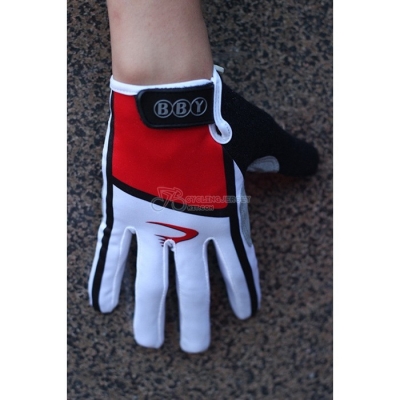 2020 Pinarello Long Finger Gloves White Red