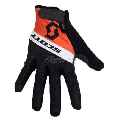 2020 Scott Long Finger Gloves Black Orange