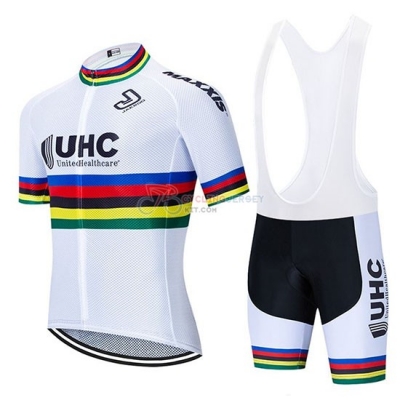 UHC UCI Mondo Campione Cycling Jersey Kit Short Sleeve 2020