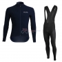 Lecol Cycling Jersey Kit Long Sleeve 2019 Blue