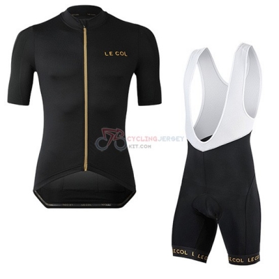 Lecol Cycling Jersey Kit Short Sleeve 2019 Black