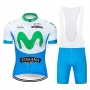 Movistar Cycling Jersey Kit Short Sleeve 2019 Blue White
