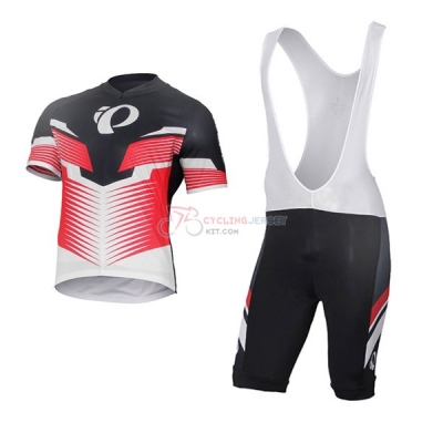 Pearl Izumi Short Sleeve Cycling Jersey and Bib Shorts Kit 2017 white and red