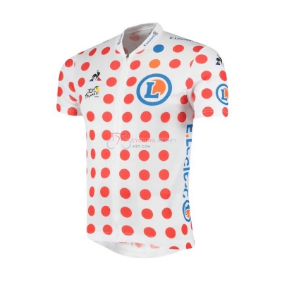 Tour de France Cycling Jersey Kit Short Sleeve 2019 White Red(3)