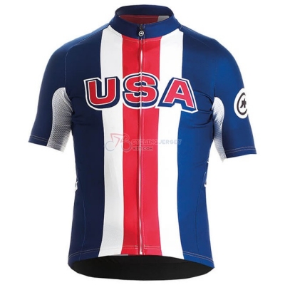 USA Cycling Jersey Kit Short Sleeve 2018 Blue Red White