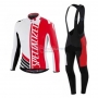 Specialized Cycling Jersey Kit Long Sleeve 2016 Red And White