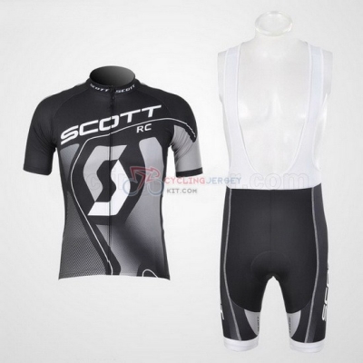 Scott Cycling Jersey Kit Short Sleeve 2012 Black And Gray