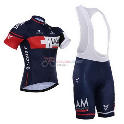 IAM Cycling Jersey Kit Short Sleeve 2015 Blue
