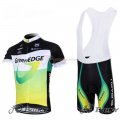 GreenEDGE Cycling Jersey Kit Short Sleeve 2016 Black And Green