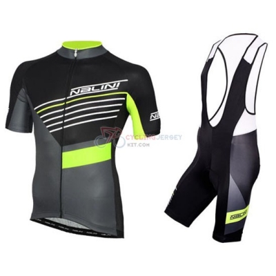 Nalini Cycling Jersey Kit Short Sleeve 2016 Black And Green