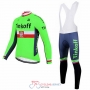 2017 Tinkoff Cycling Jersey Kit Long Sleeve green