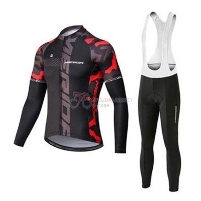 Merida Cycling Jersey Kit Long Sleeve 2020 Black Red