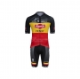 Alpecin Fenix Cycling Jersey Kit Short Sleeve 2021 Campione Belgium